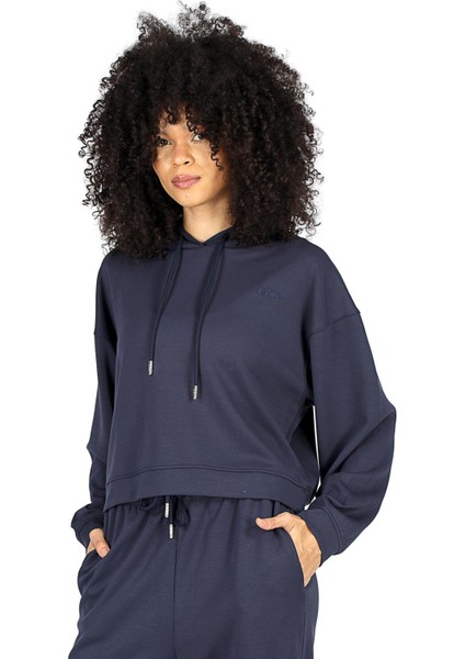 Nile Kadın Kapüşonlu Sweatshirt Lacivert fırsatları