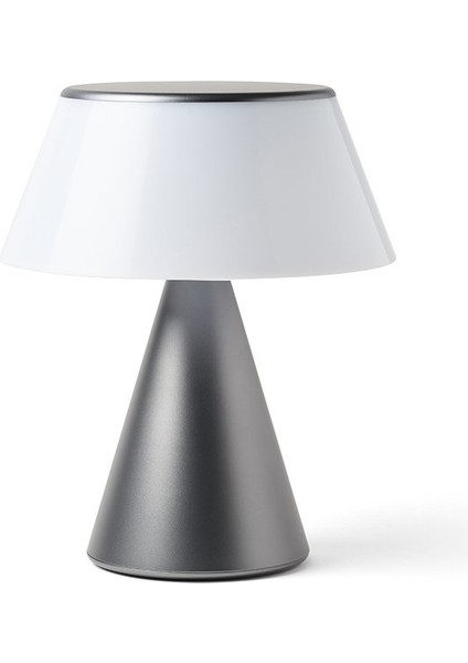Le x on Luma x l LED Lamba Metalik Gri