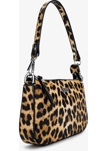 Kadın Vegan Leopar Omuz Çanta 1003 1527 Bn Cnt SK24-25 Leopar fırsatları