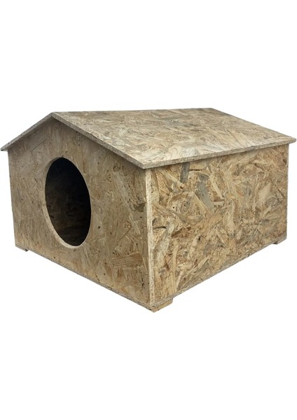 Kedi Evi Dış Ortam Uygun Ahşap Kedi Evi Osb 50x50x35 cm modelleri