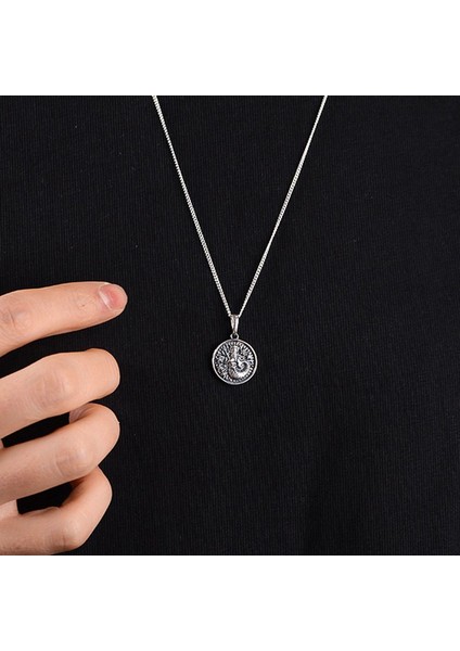 Gümüş Kova Burcu Kolye 925 Ayar Gümüş Kova Burç Unisex Kolye fırsatları