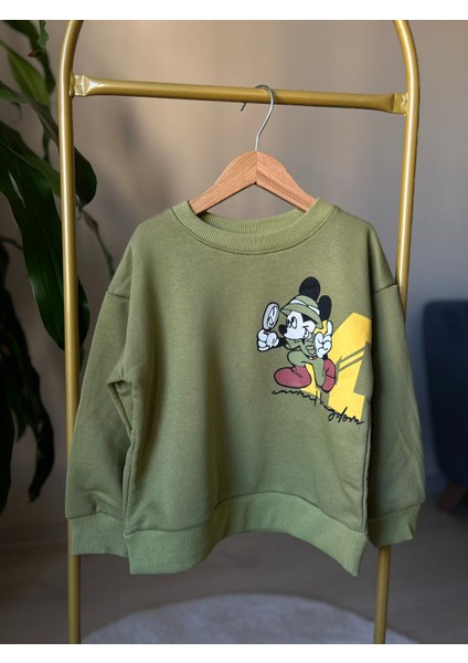 Yeşil Mickey ve Arkadaşları Eşofman Takımı modelleri