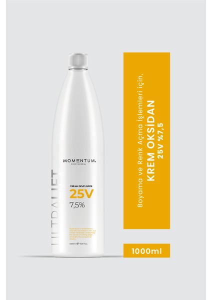 Kozmetik Krem Oksidan 25 Vol 1000 ml