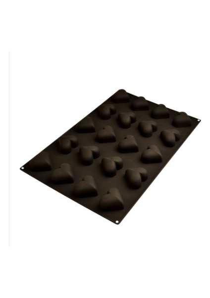 Silikon Küçük Kalpli Tek Pasta 40X60 cm