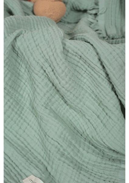 Müslin Püsküllü 4 Katlı Müslin Battaniye 90X120 cm - ZE4KATLI fiyatları