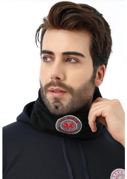 Paramedik Boyunluk Baf - Siyah