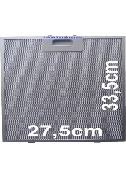 275×335 mm Aspiratör Davlumbaz Yağ Filtresi Silverline, Icf, Termikel B12