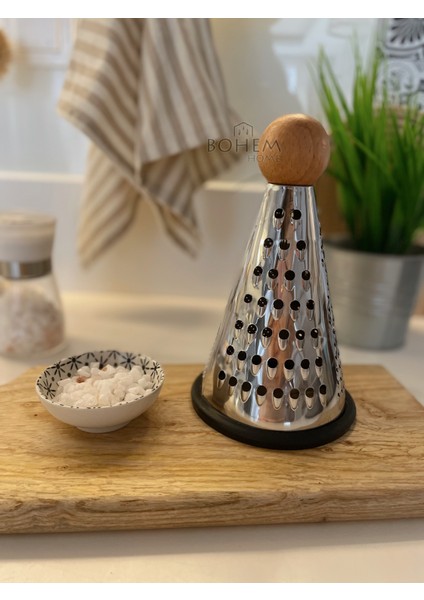 Bambu Saplı Konik Rende 20 cm
