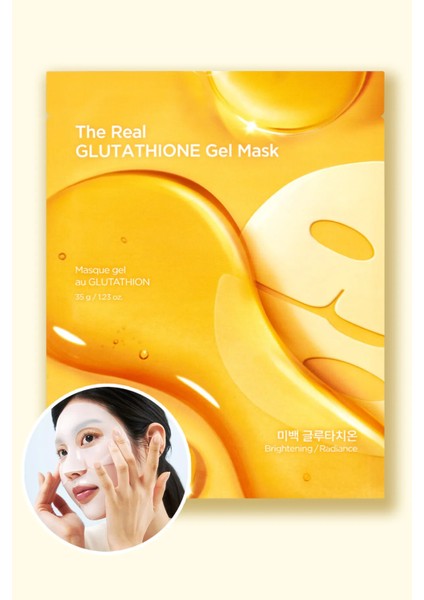 The Real Glutathione Gel Mask - Aydınlatıcı Ve Canlandırıcı Yüz Maskesi - 1 Adet