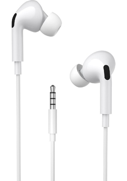 izel aksesuar 3.5 mm Jack Girişli Y31 Kablolu Silikonlu Kablolu Kulaklık