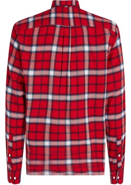 Tommy Hilfiger Brushed Shadow Check Rf Shırt