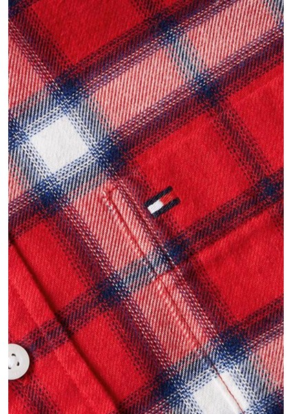 Tommy Hilfiger Brushed Shadow Check Rf Shırt