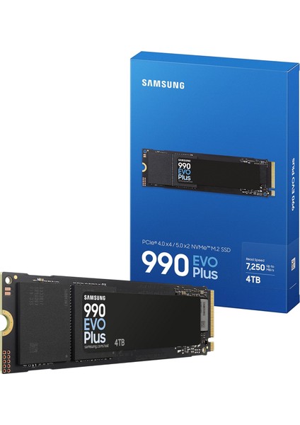 990 Evo Plus 4tb MZ-V9S4T0BW 7150MB-6300MBSN Pcıe Gen 4.0 X4 5.0 X2 Nvme 2.0 M.2 SSD (5 Yıl Garantili Ürün)