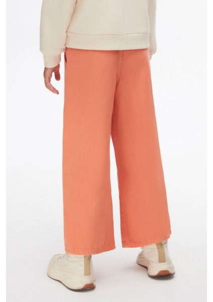 Yüksek Bel Bol Paça Wide Leg Rahat Kız Çocuk Pantolon modelleri