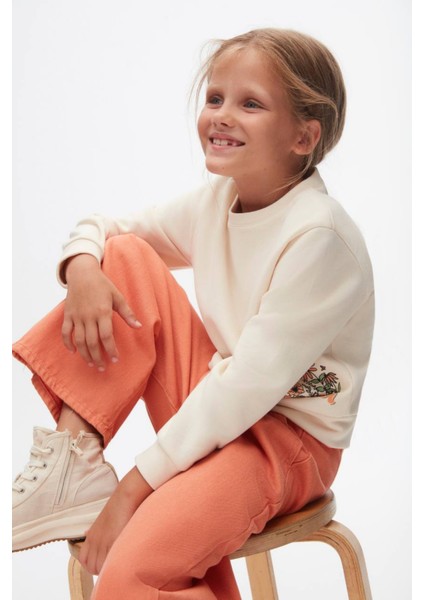 Yüksek Bel Bol Paça Wide Leg Rahat Kız Çocuk Pantolon fırsatları