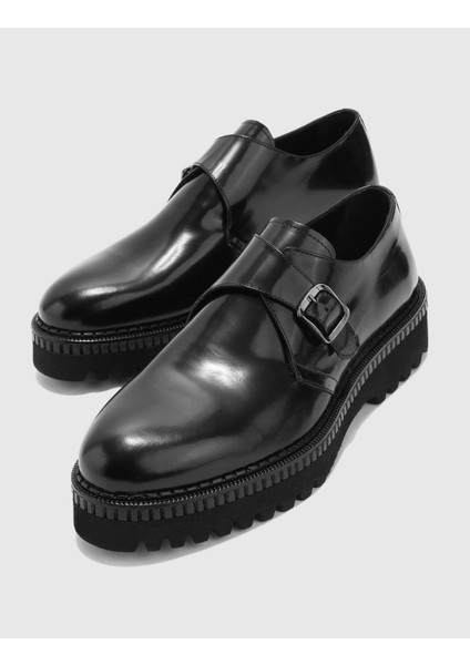 Miklos Hakiki Açma Deri Erkek Siyah Loafer Ayakkabı fiyatları
