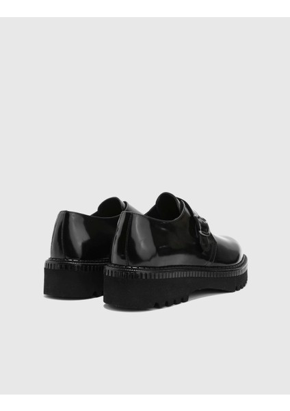 Miklos Hakiki Açma Deri Erkek Siyah Loafer Ayakkabı fırsatları