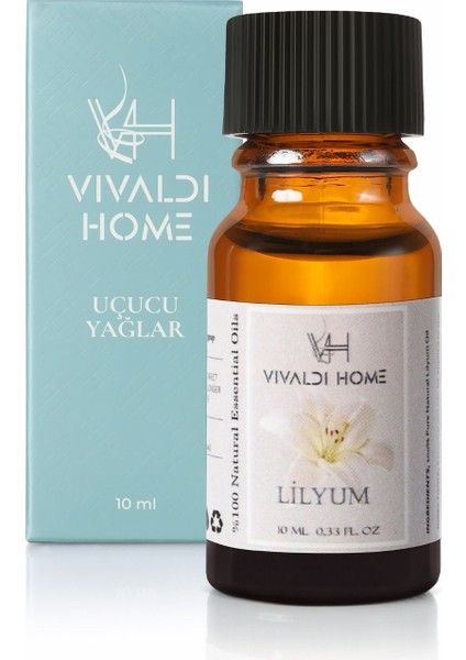 Lilyum Çiçeği Aromaterapi Uçucu Yağ Esansiyel Buhurdanlık Yağı 10ML