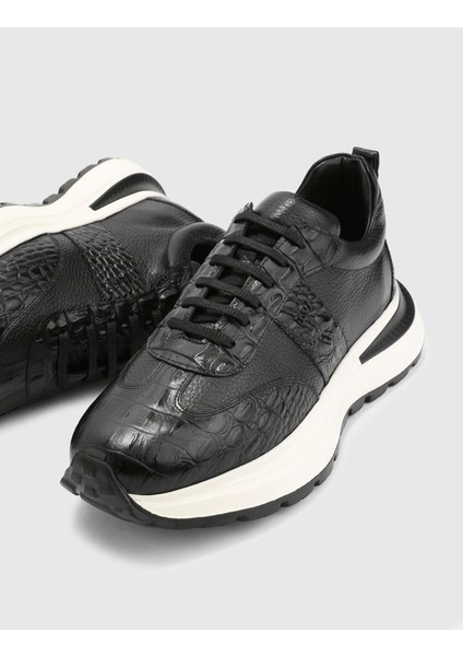 Alonso Hakiki Floter Deri Erkek Siyah Spor Ayakkabı fiyatları