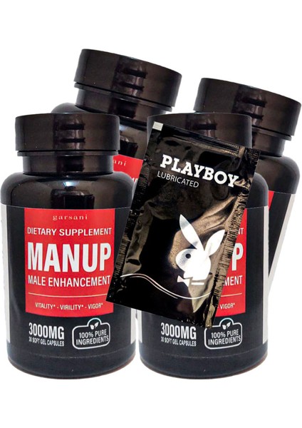 Man Up Soft Gel Formunda 30'lu x 4 adet + Jel