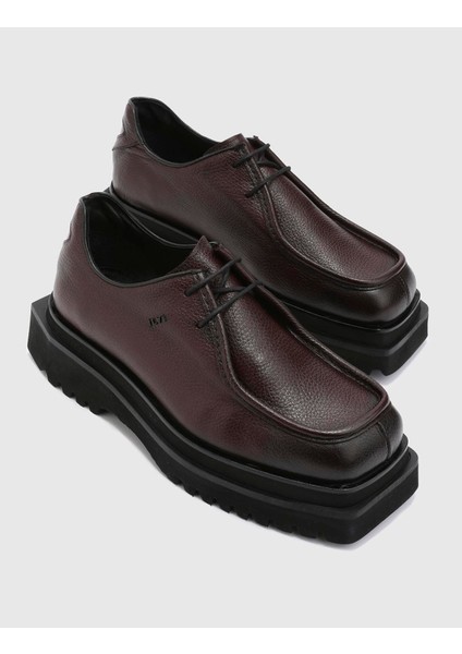 Reus Hakiki Floter Deri Erkek Bordo Oxford Ayakkabı fiyatları