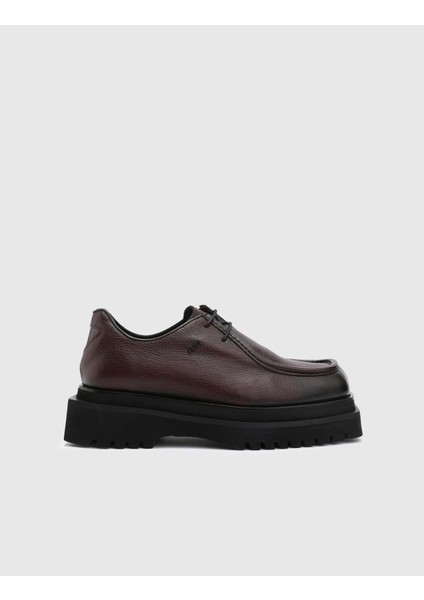 Reus Hakiki Floter Deri Erkek Bordo Oxford Ayakkabı modelleri