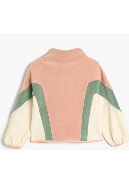 Polar Sweatshirt Dik Yaka Yarım Fermuarlı Uzun Kollu fiyatları