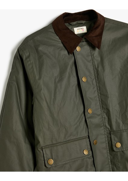 Gömlek Yaka Mont Kapaklı Cepli fırsatları