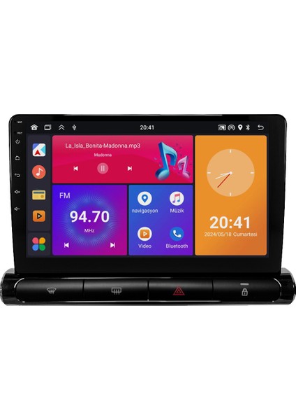 Citroen C3 (2023) Android 14 Multimedya - 2 GB Ram - 32 GB Hafıza - Carplay CRV4768XP