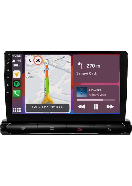 Citroen C3 (2023) Android 14 Multimedya - 2 GB Ram - 32 GB Hafıza - Carplay CRV4768XP