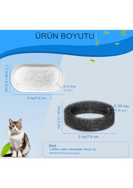 4 Adet Kedi Köpek Su Çeşmesi Için Yedek Filtreler Paslanmaz Çelik Dağıtıcı Aktif Karbon Değiştirilen