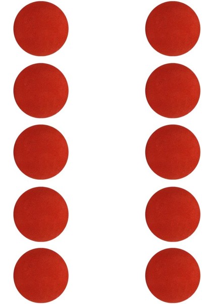 10 Öpük Golf Topları Uygulama Eğitimi Tenis 42MM/1.65 Kırmızı (Yurt Dışından)