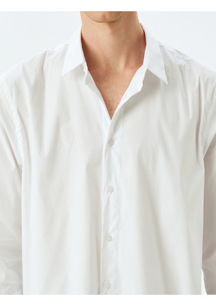 Uzun Kollu Pamuklu Basic Gömlek indirimleri