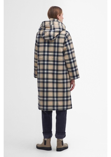 Iris Tartan Waterproof Ceket NY51 Navy modelleri