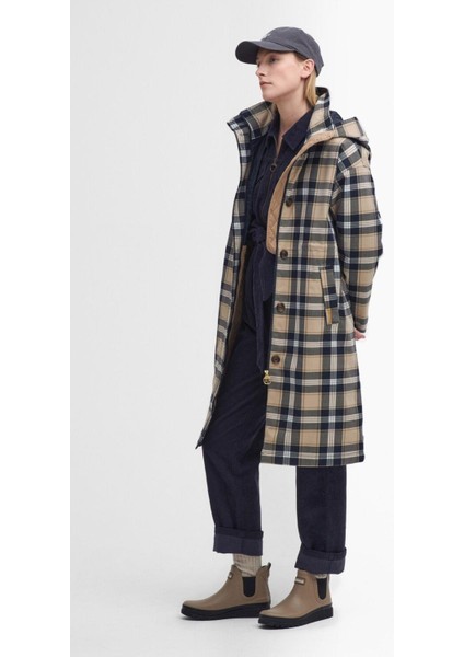 Iris Tartan Waterproof Ceket NY51 Navy fırsatları