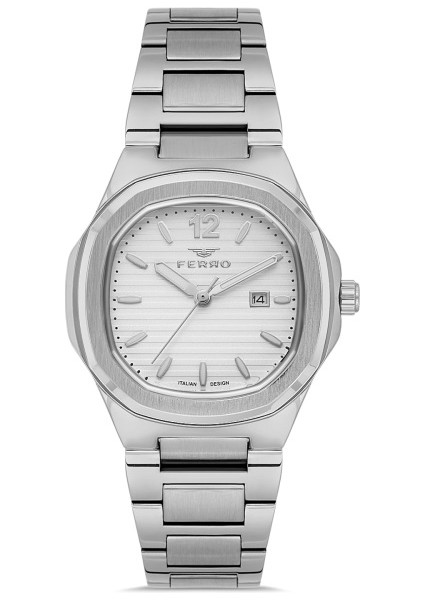 Quartz Çelik Gri 24 mm Kadın Kol Saati