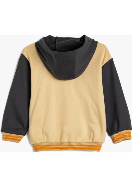 Kapüşonlu Bomber Ceket Uzun Kollu Cepli Çıtçıt Kapamalı fiyatları