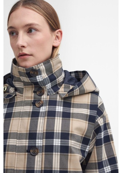 Iris Tartan Waterproof Ceket NY51 Navy indirimleri