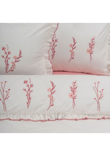 Artemis Pamuklu Çift Kişilik Nakışlı Kombinli Nevresim Seti fiyatları