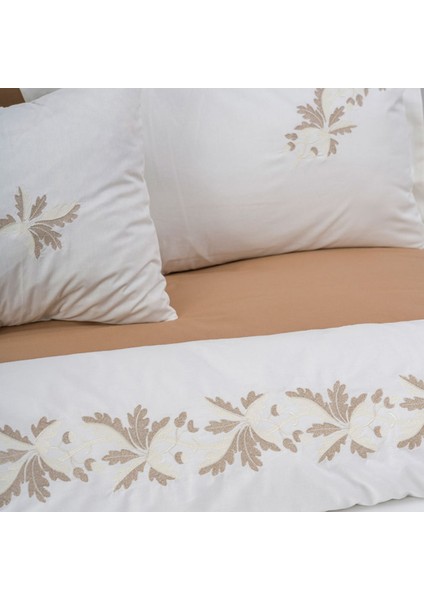 Gardenya Pamuklu Çift Kişilik Nakışlı Kombinli Nevresim Seti fiyatları