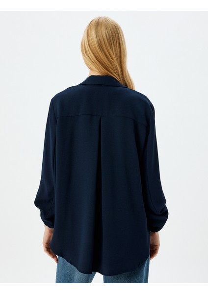 Bol Kalıp 3/4 Kol Düşük Omuz Krep Kruvaze Blazer Ceket fırsatları