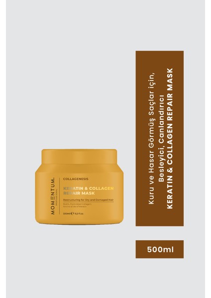 Saç Bakım Maskesi Keratin & Collagen 500 Ml