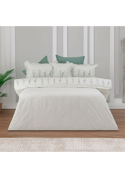 Artemis Pamuklu Çift Kişilik Nakışlı Kombinli Nevresim Seti fiyatları