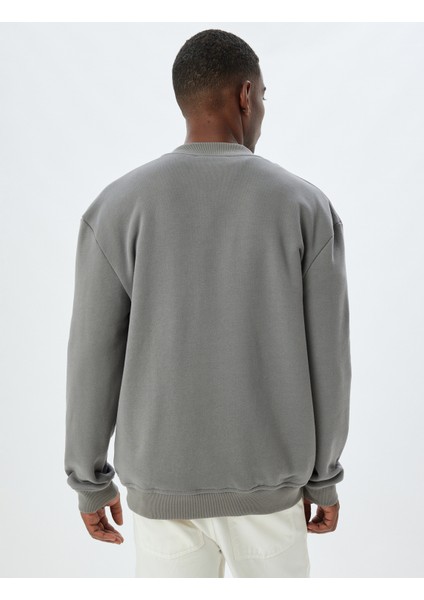 Oversize Ceket Fermuarlı Kapaklı Cep Detaylı Pamuklu fırsatları