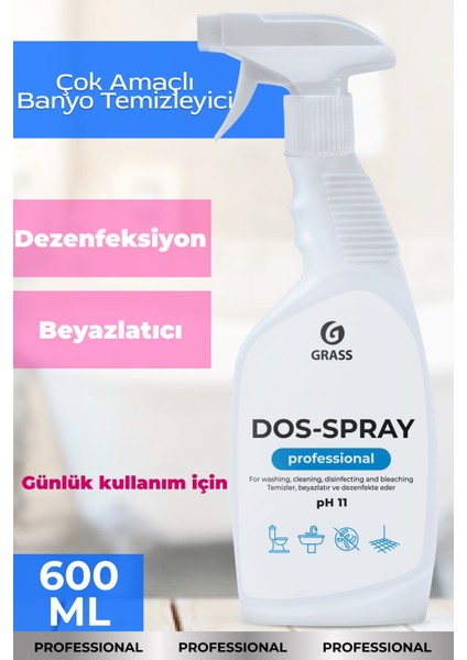 Dos-spray Çok Amaçlı Banyo Temizleyici 600 ml