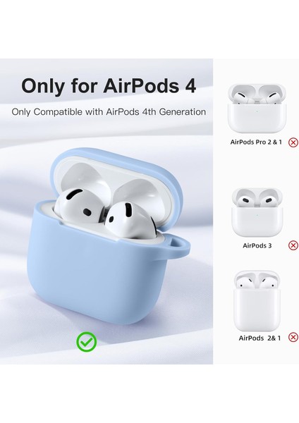 Airpods 4 Kılıf Silikon Kulaklık Koruyucu Yumuşak Kılıf fiyatları