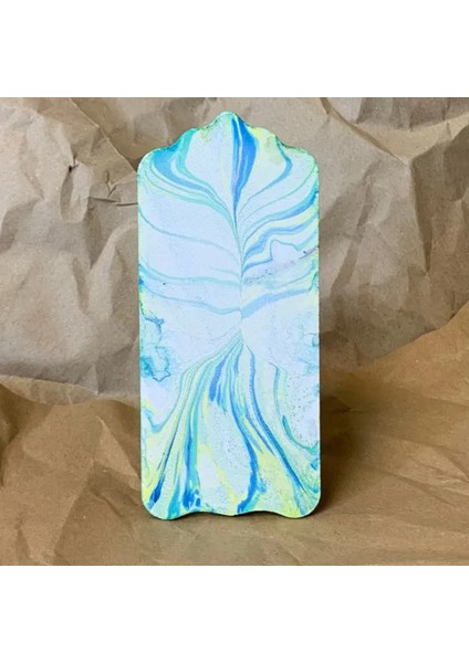 El Yapımı Ebrulu 11 Numara Kapı Süsü - 7 x 16 cm