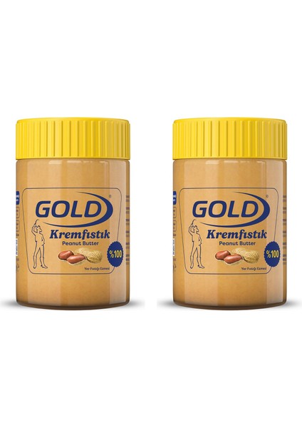 Gold %100 Fıstık Ezmesi 340 gr x 2 Adet