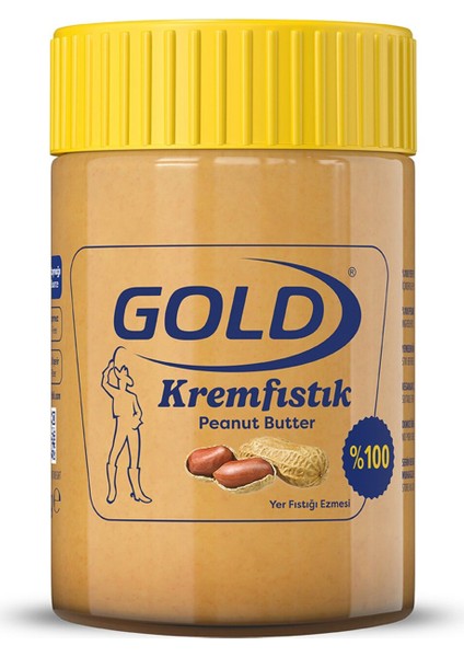 Gold %100 Fıstık Ezmesi 340 gr x 2 Adet