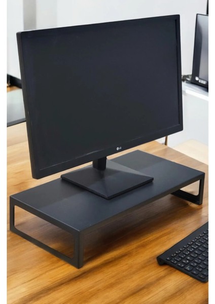 Metal Monitör Yükseltici Bilgisayar Standı – Ergonomik ve Dayanıklı Monitör Ayağı